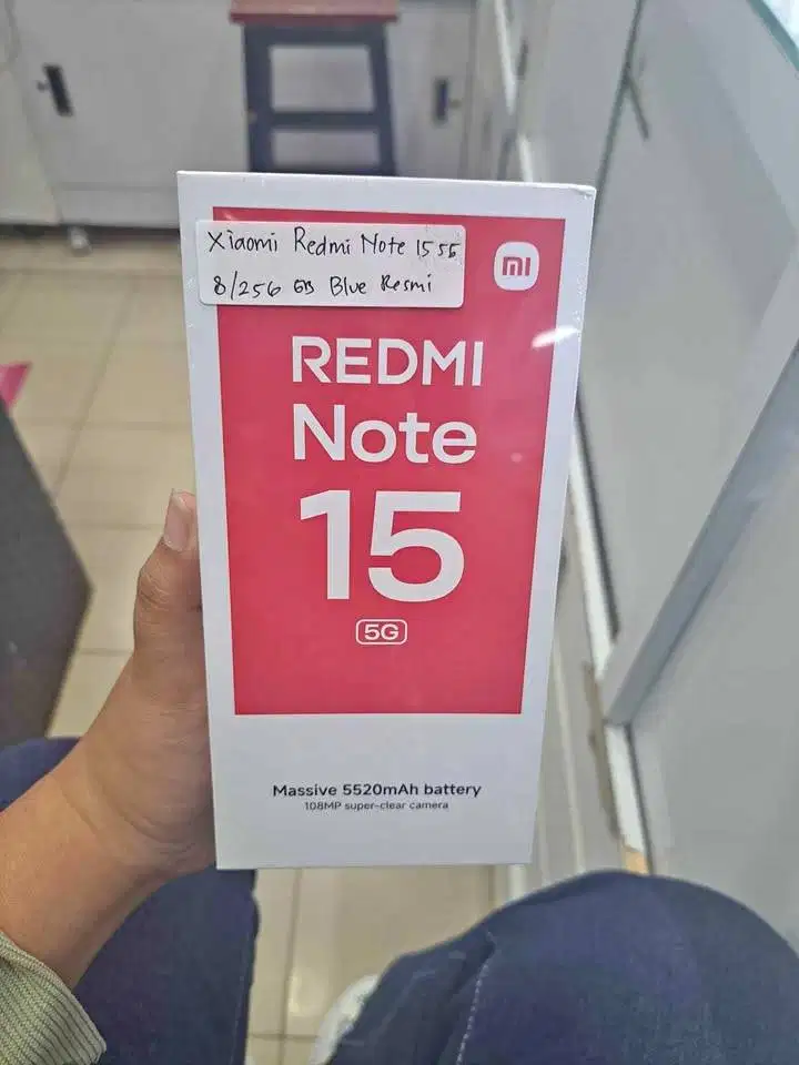 Xiaomi Redmi Note 15 5G 8/256GB Blue New Segel Garansi Resmi Indonesia