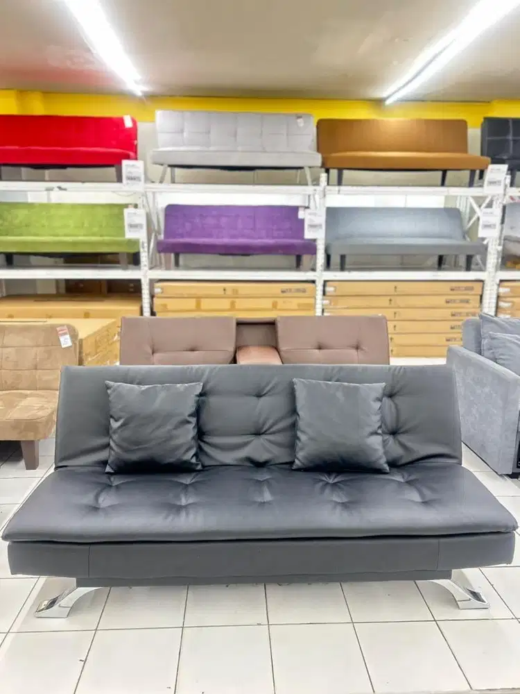 Sofabed kulit multifungsi