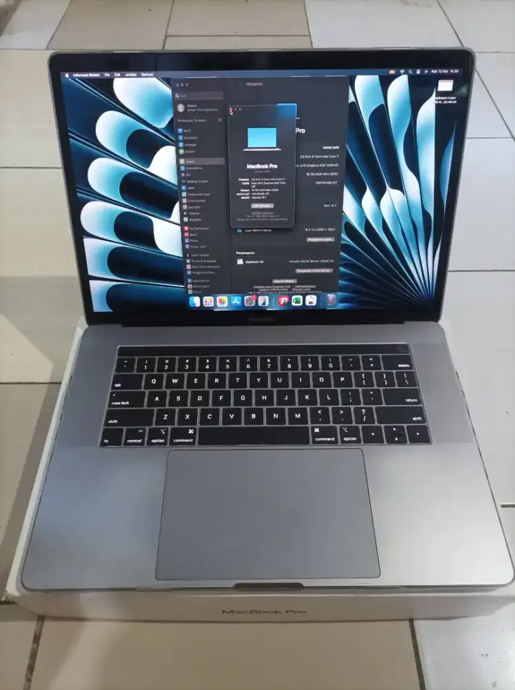 MacPro 15 Touchbar 2019 | i7 | 16/256 | Dobel Vga fullset