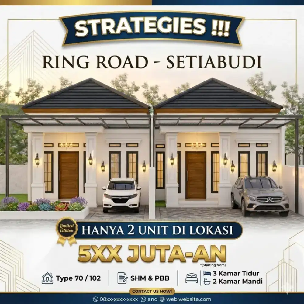RUMAH UK JUMBO 7X16 DAERAH RINGROAD