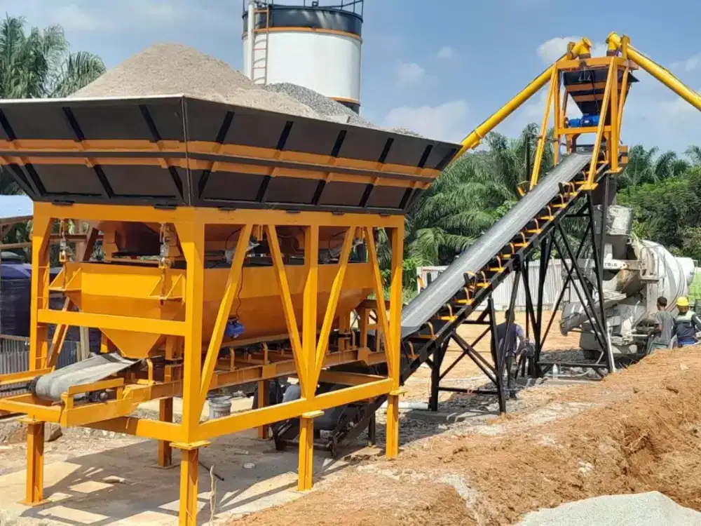 JUAL DRYMIX BATCHING PLANT 40 M3/JAM – PRODUKSI BETON CEPAT & STABIL