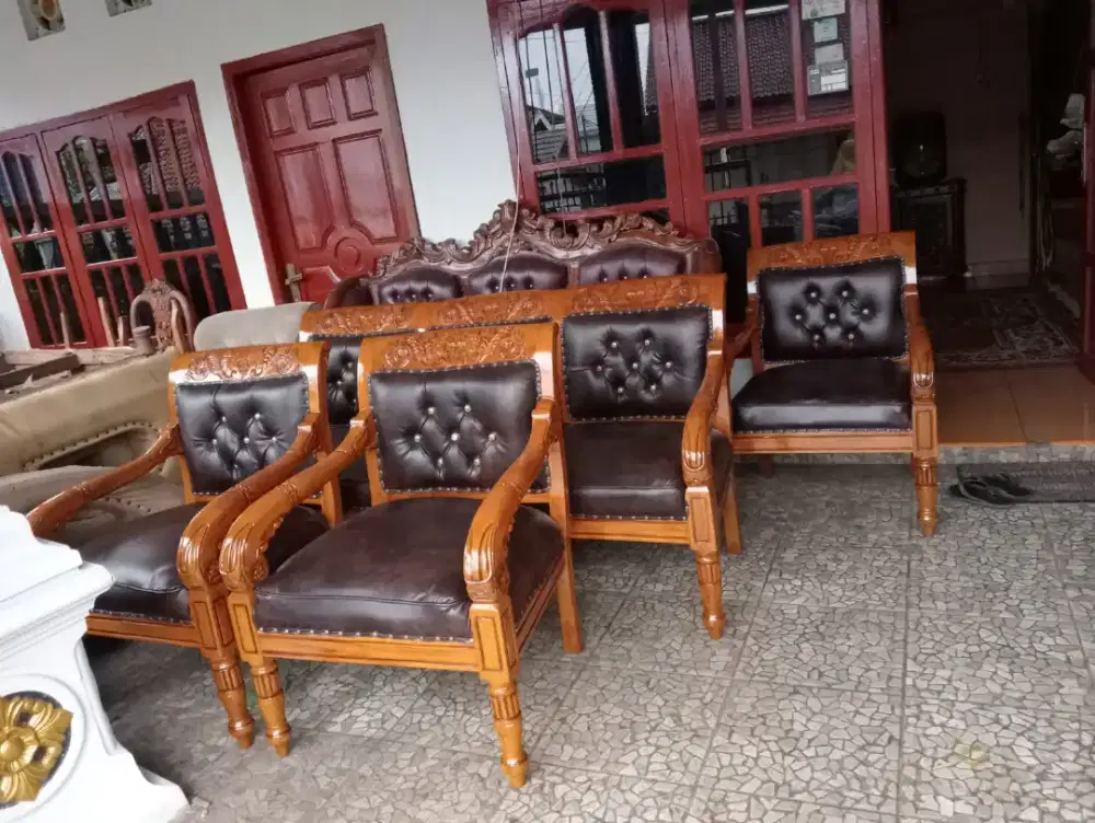 dijual kursi tamu jati