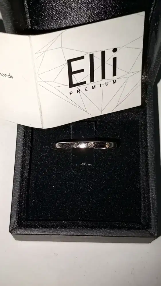 Cincin Elli Premium 925 Sterling Silver Original + Box