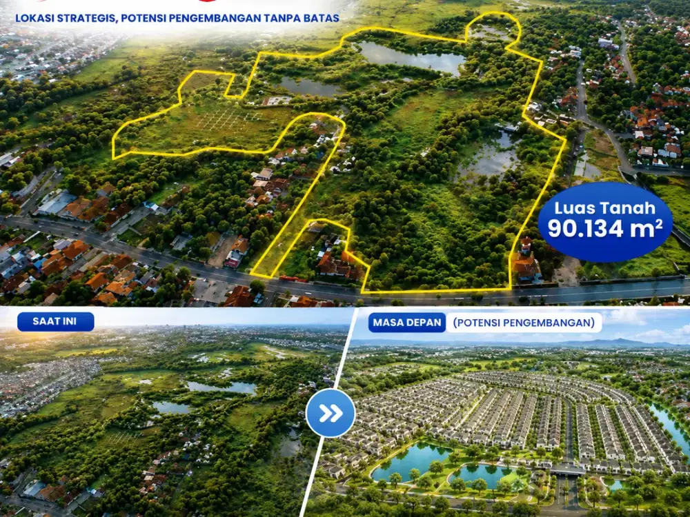 Kavling Cileungsi Bogor 90134M2 High Demand Strategis Siap Bangun