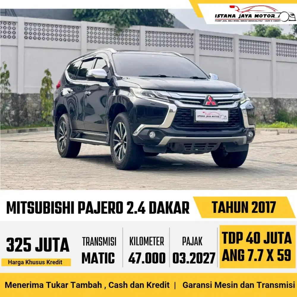 Mitsubishi Pajero Sport Dakar th 2017 #istana jaya motor