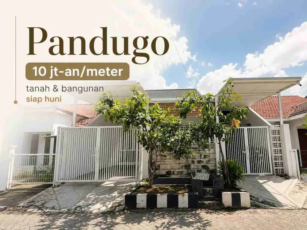 Dijual Rumah YKP Pandugo dekat MERR