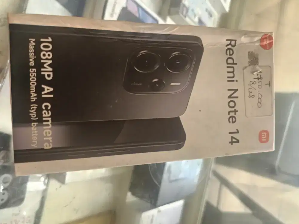 Murah hp Redmi Note 14 8/128 LKP, BS TT