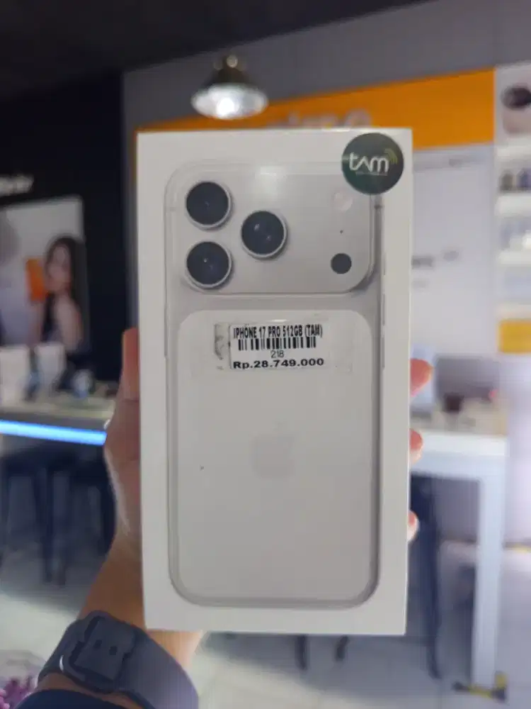 IPHONE 17 PRO SILVER 512 GB READY STOCK DI TOKO ATLANTIS JEMPONG