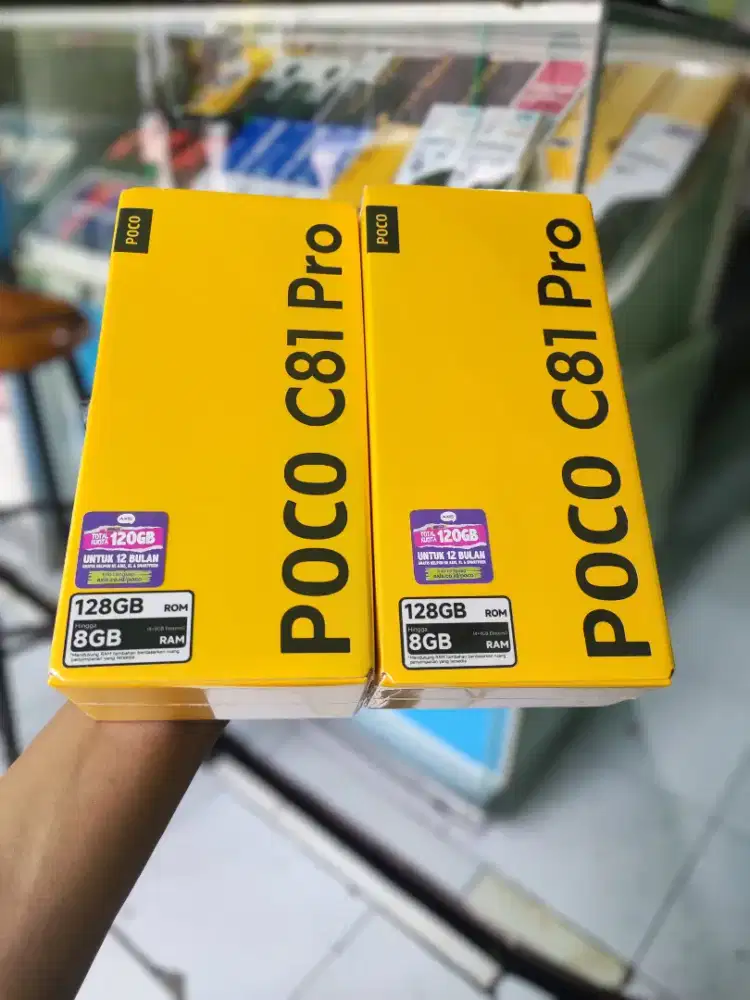 Poco C81 Pro 4/128GB — 100% Original & Segel, Garansi Resmi 1 Tahun!