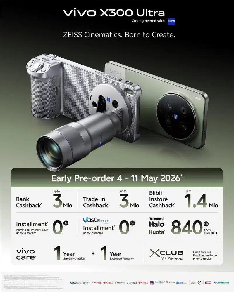 KREDIT VIVO X300 BISA , SYARAT HANYA KTP