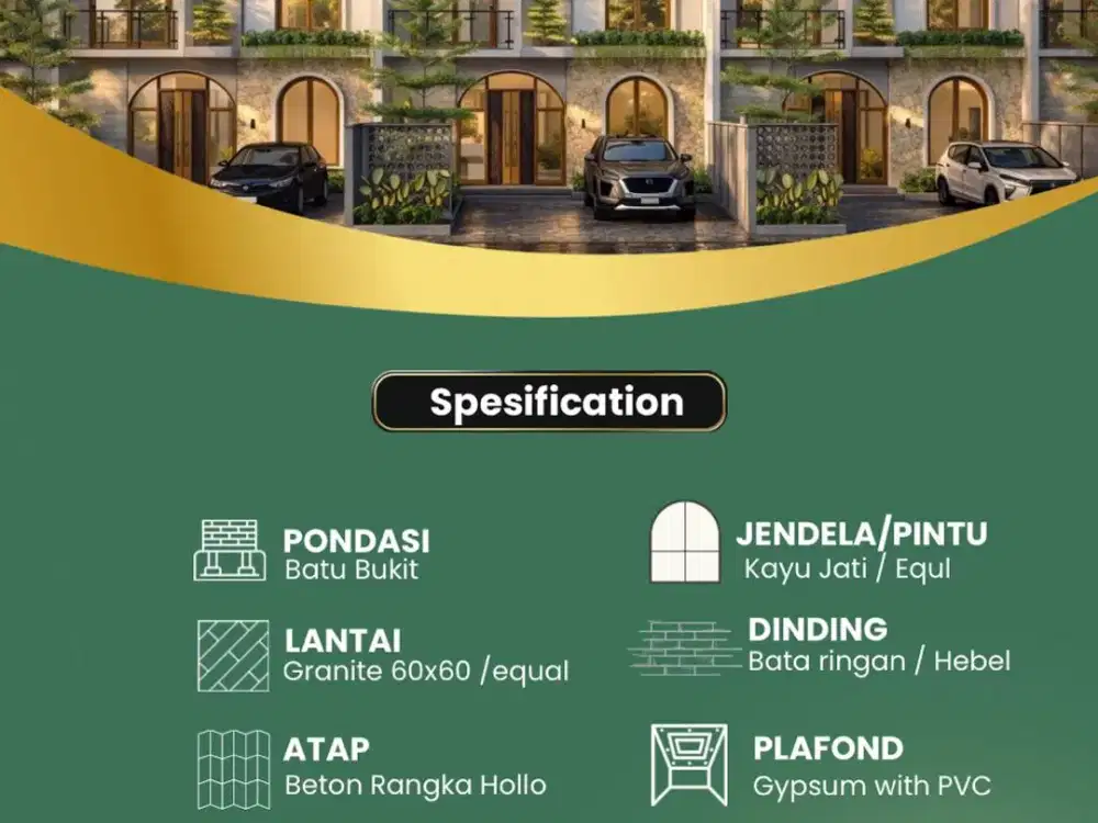 Segera hadir hunian mini cluster one gate system di Jimbaran bawah .