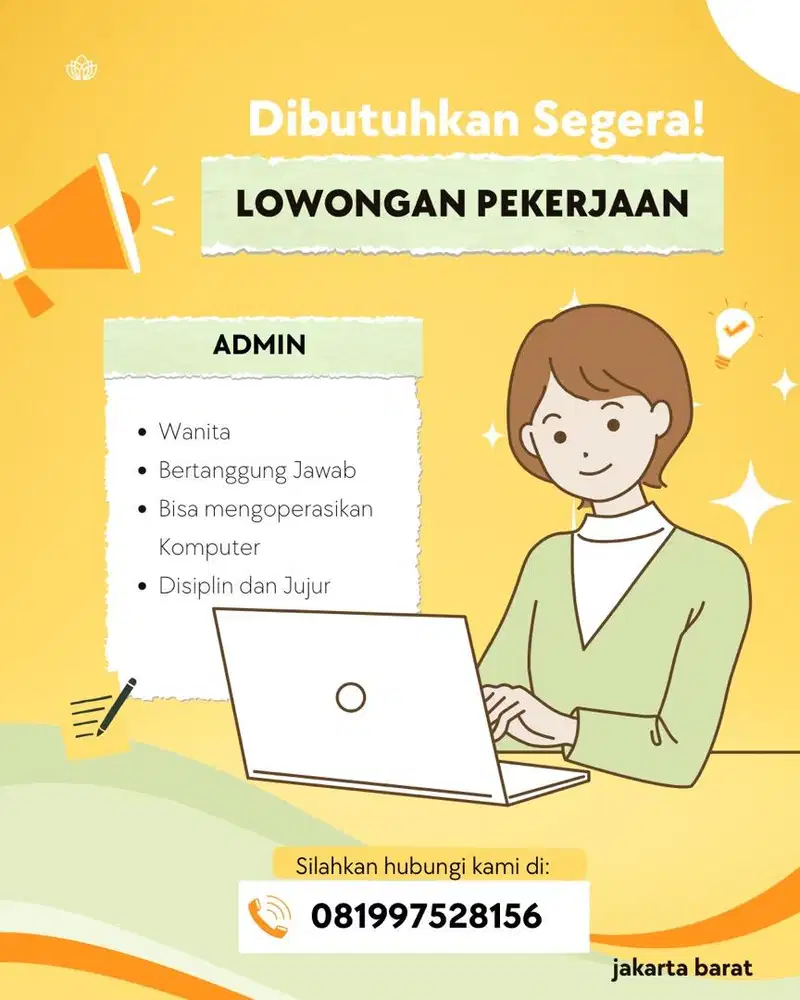 lowongan kerja administrasi