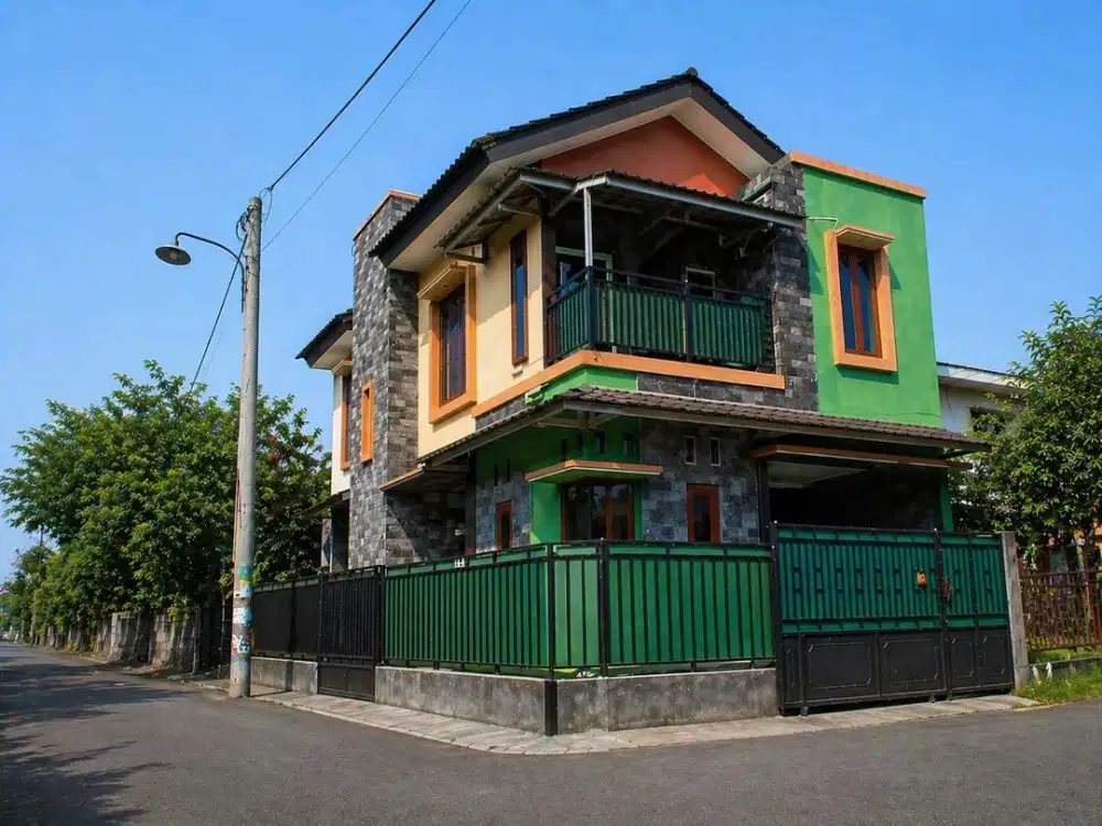 Rumah bagus 2 lantai di purwomartani kalasan dekat exis tol