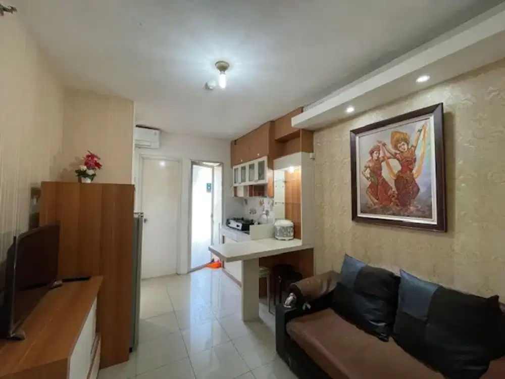 Jual Murah Apartemen Kalibata City Green Palace 2BR Full Furnished, SHM, Siap Huni