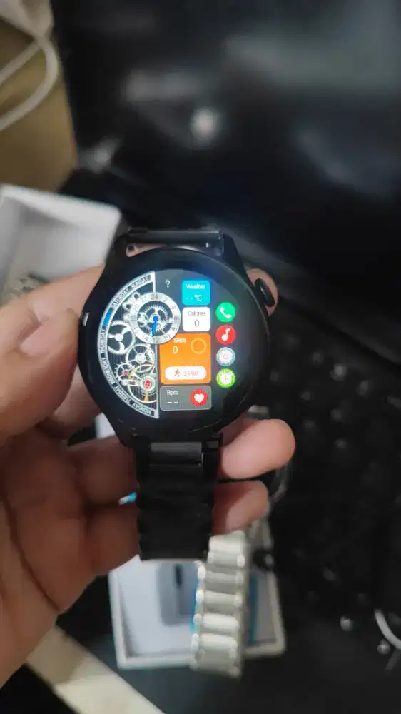 Jam tangan digital smart watch Lige layar amoled