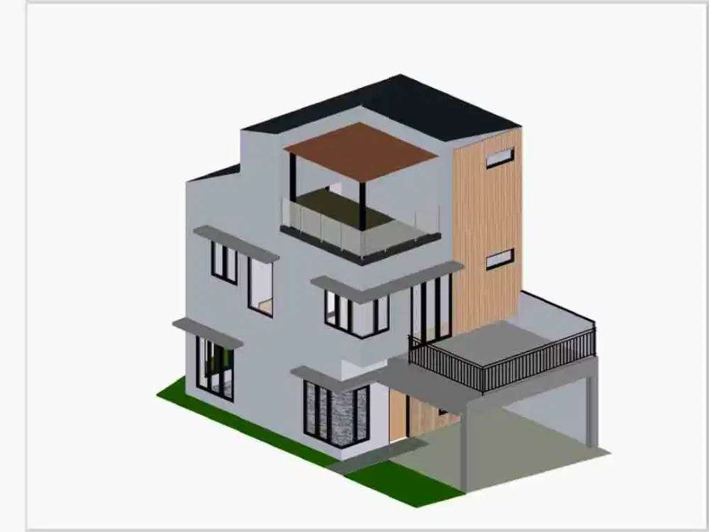 Rumah Baru Tropical Modern,Siap Bangun Komplek Perumahan Dekat Villa Cinere Mas