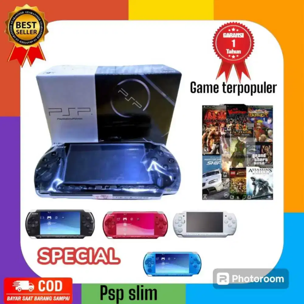 PSP / PORTABLE SONY SLIM +MC 32GB 16GB 8GB (FULL GAME).