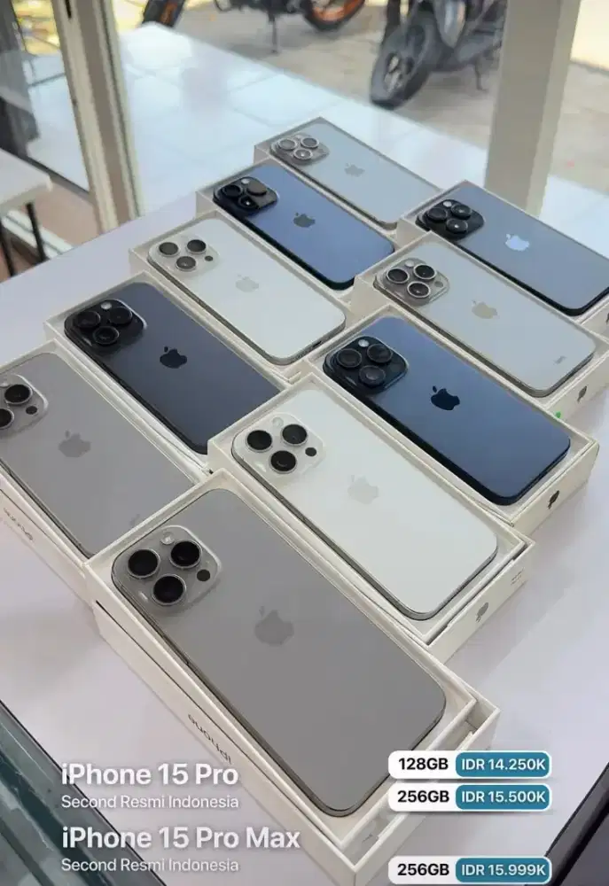 iPhone 15 pro second iBox tanpa DP