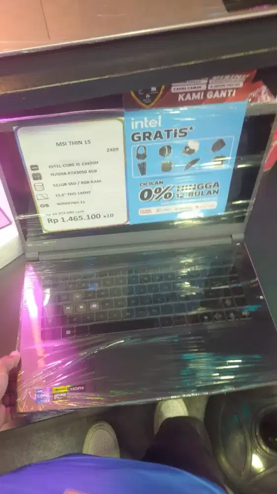 MSI THIN 15/INTEL CORE I5/8GB/512GB