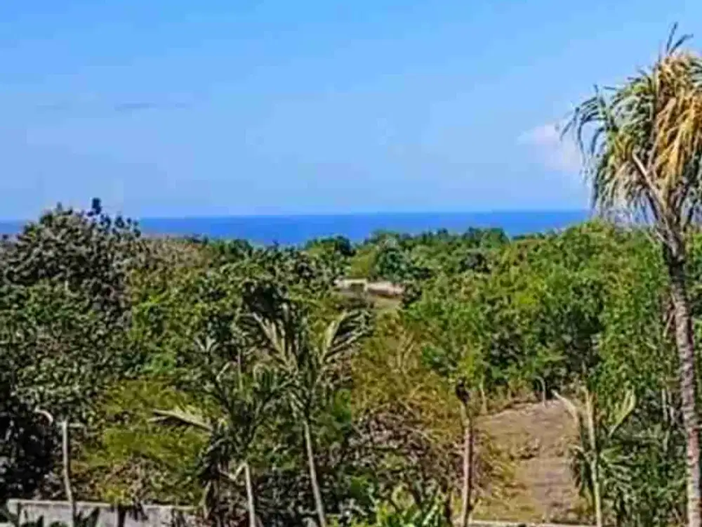 Tanah Tebing Full View Laut Pandawa, 5 Menit ke Pantai