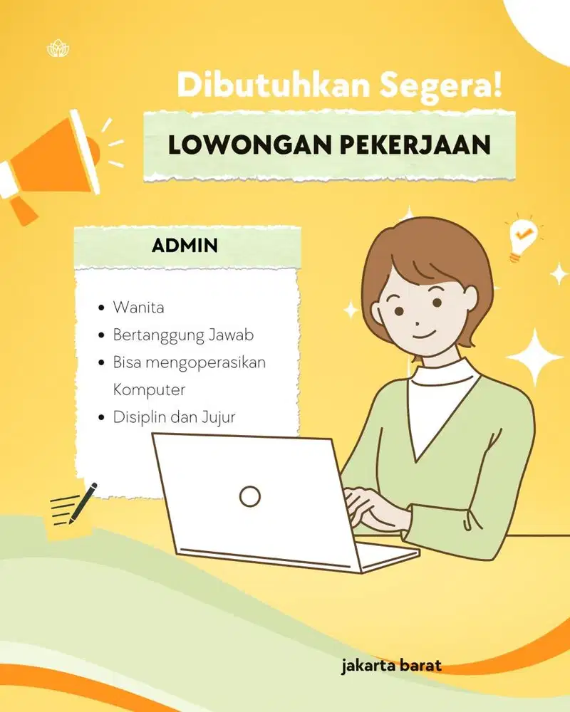 lowongan kerja admin