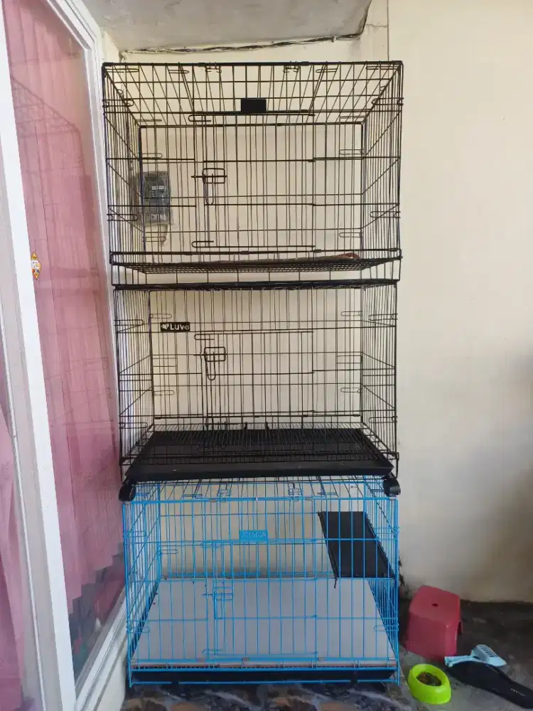 3 Kandang besi Octagon/Luve besar