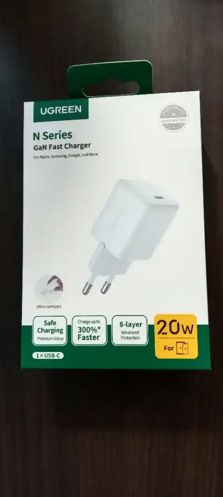 UGREEN 55555 Kepala Adaptor Charger 20W - Blue