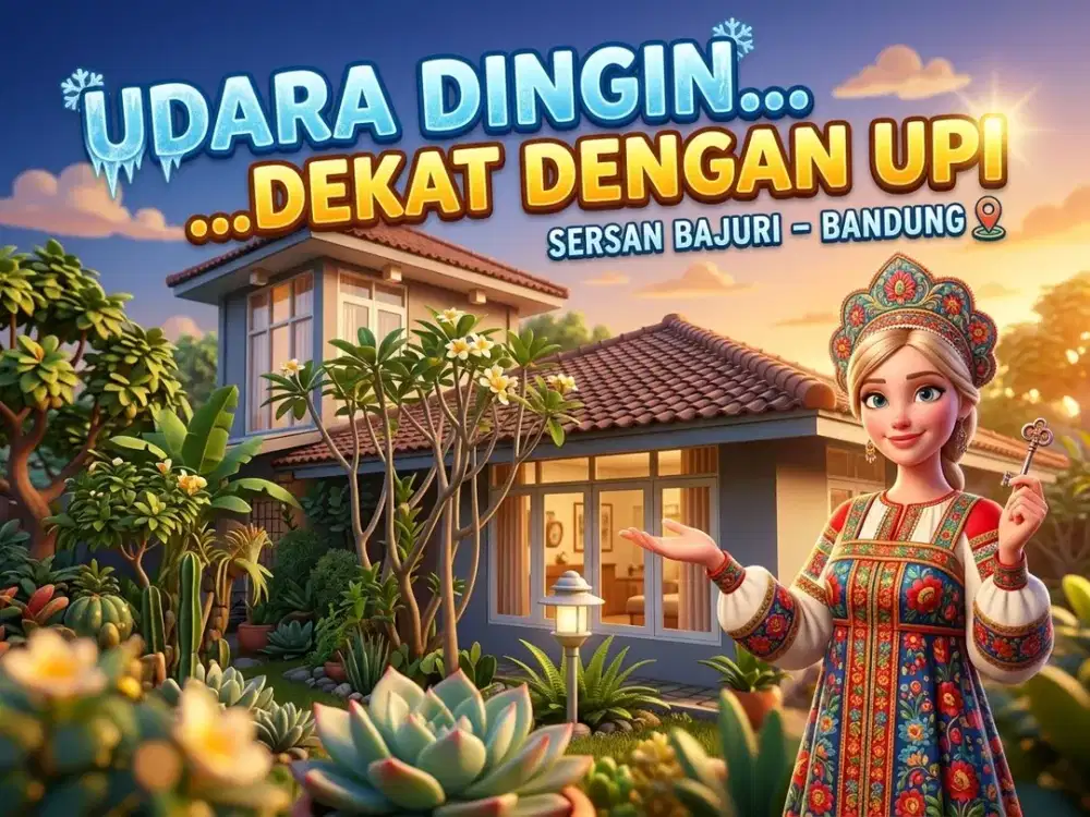 JUAL RUMAH MURAH DI, SERSAN BAJURI, SETIABUDI, LEDENG, BANDUNG UTARA.