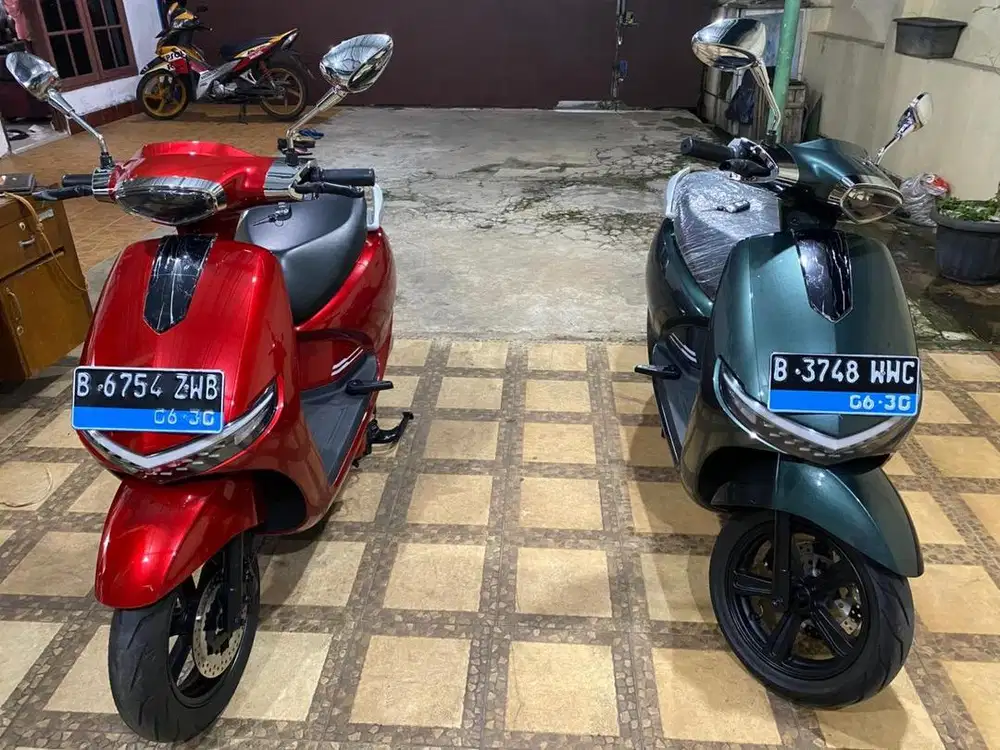 Jual Motor Listrik Bekas (Merah, Hijau) Nyaris Tidak Pernah di Pakai