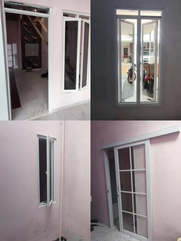 Pintu Sliding & Jendela Rotate (2 Daun)