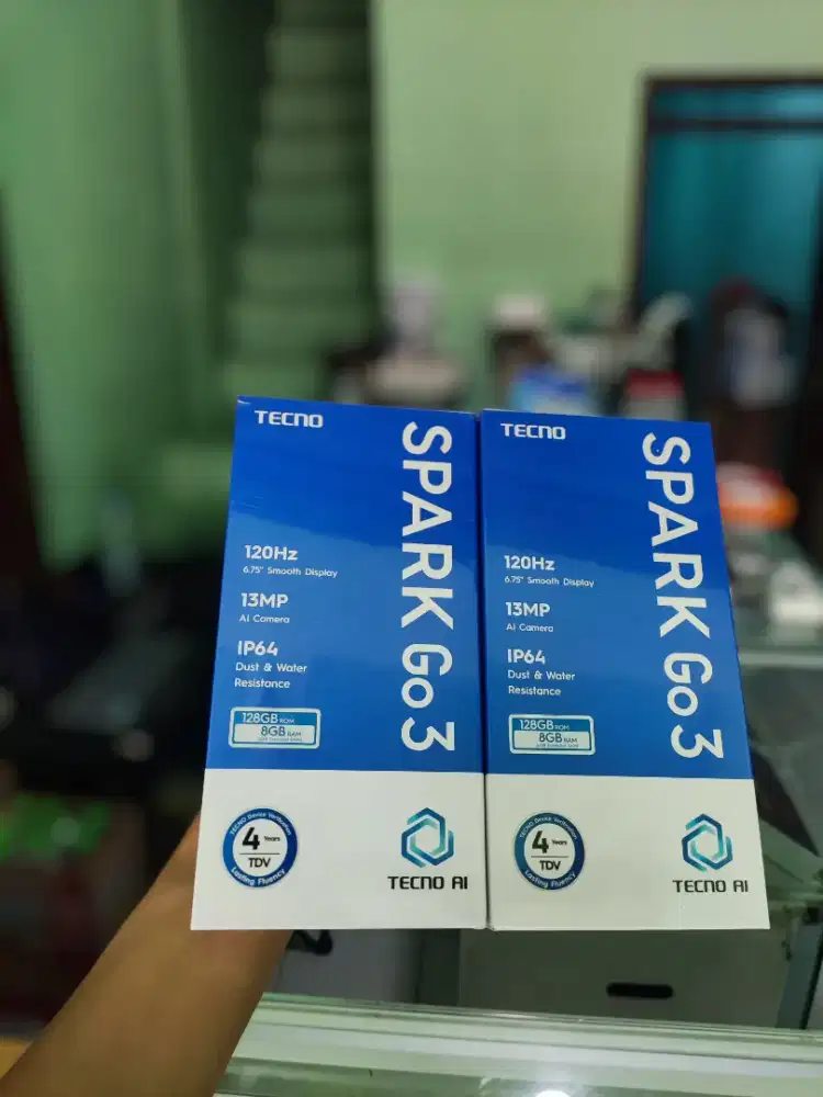 TECNO Spark Go 3 4/128GB — HP 1 Jutaan Memori Lega, Pas Buat Sekolah