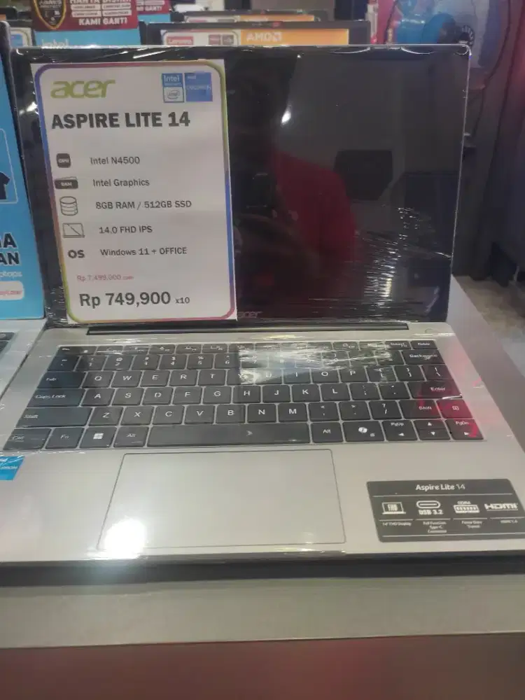 Acer ASPIRE LITE 14 ram 8gb 512gb SSD bisa cicilan
