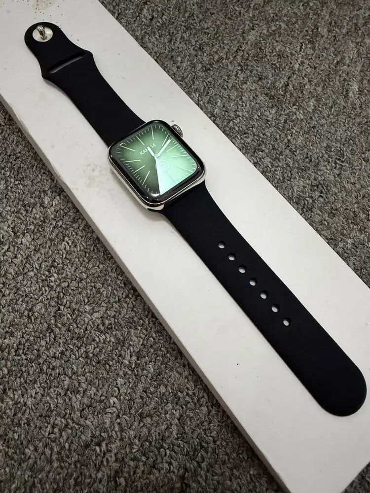 Apple Watch 40mm Series 5 Stainless Steel Semua Normal iWatch Murah