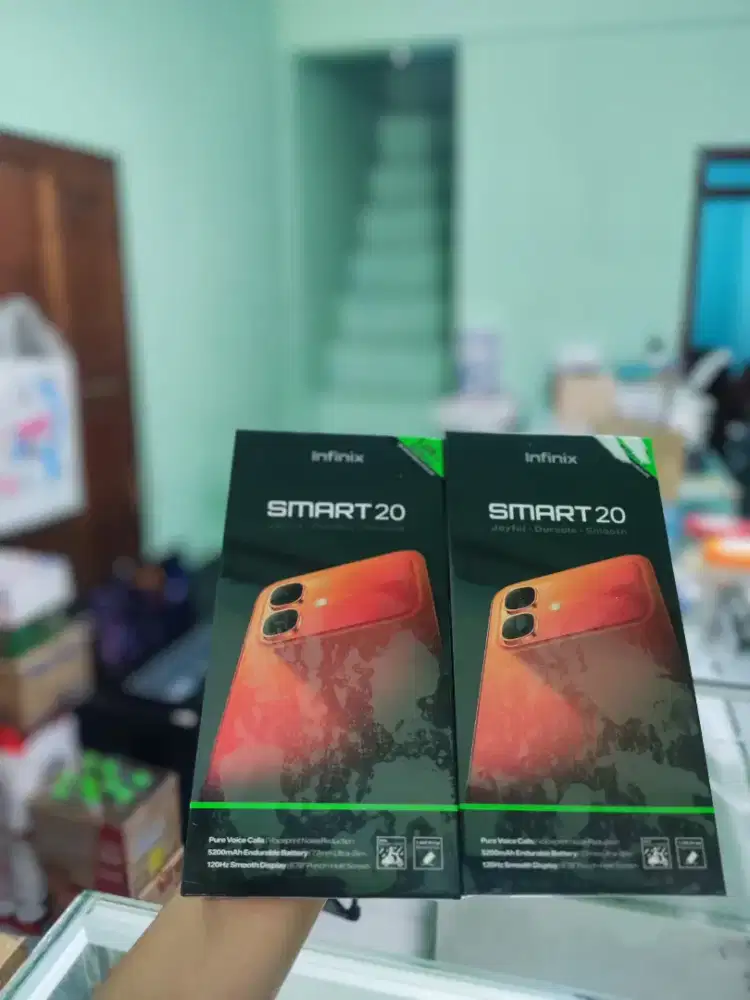 Infinix Smart 20 4/128GB — Garansi Resmi Infinix, Unit Baru Segel