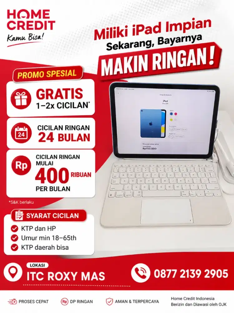 Promo cicilan ipad