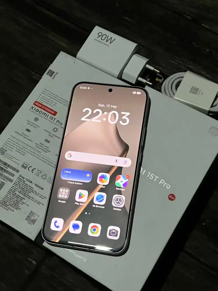 XIAOMI 15T PRO 12/1TB resmi indo