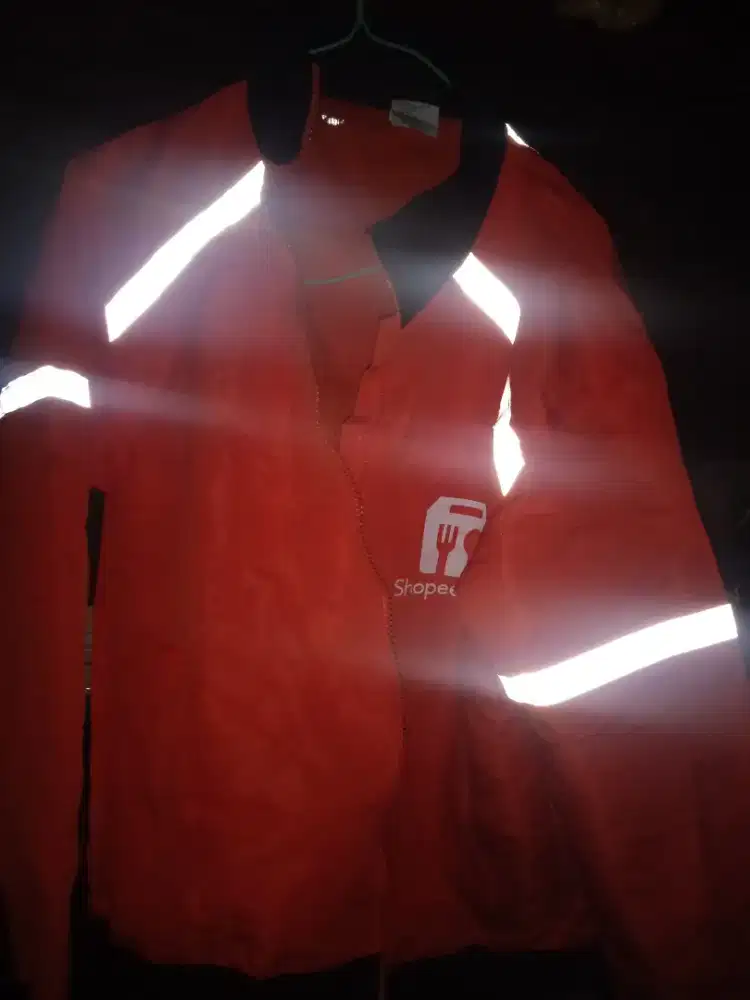 Jaket shopefood driver like new