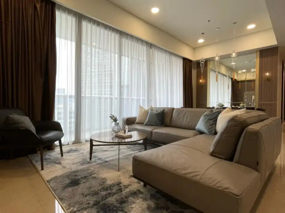 Disewakan Apartemen Anandamaya 3Br Luas 217 M2 Full Furnish, Tanah Abang Jakarta Selatan