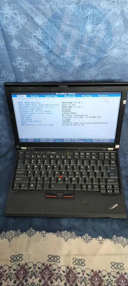 laptop notebook lenovo thinkpad x220 core i5