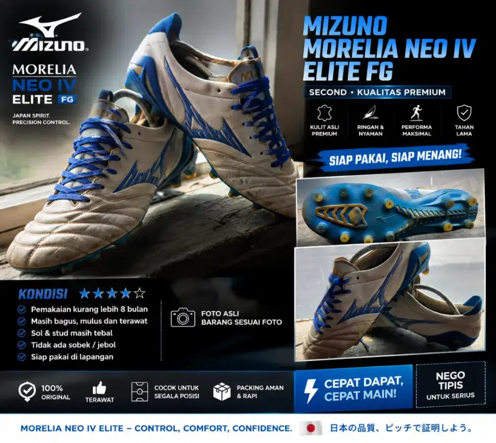 Mizuno Morelia Neo IV Elite