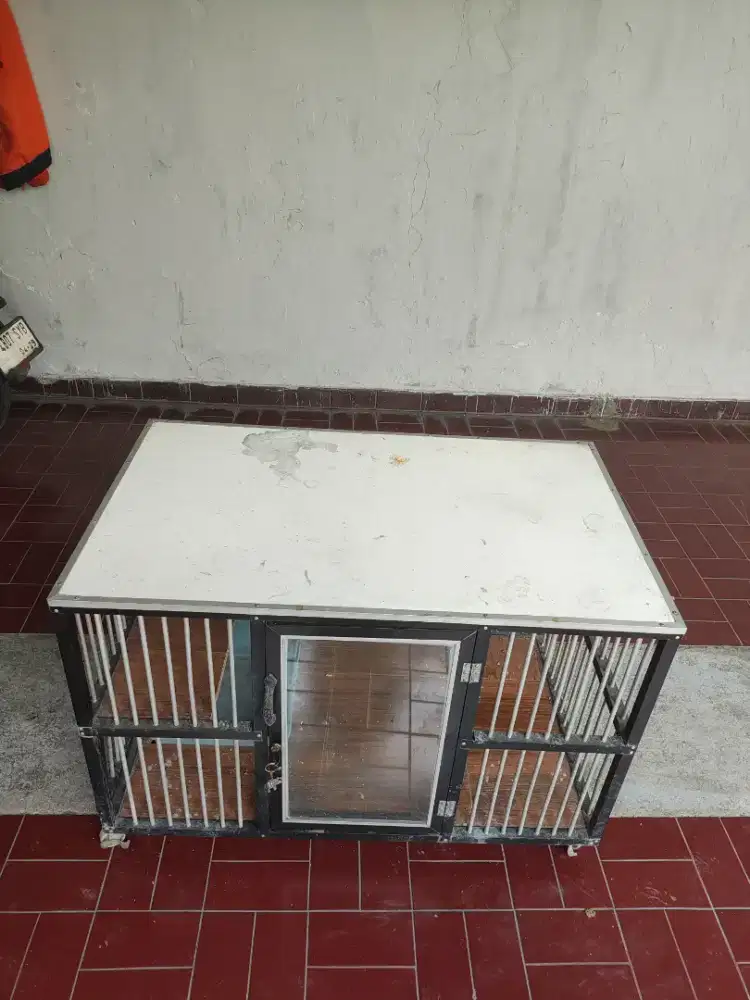 Kandang kucing 2 pintu