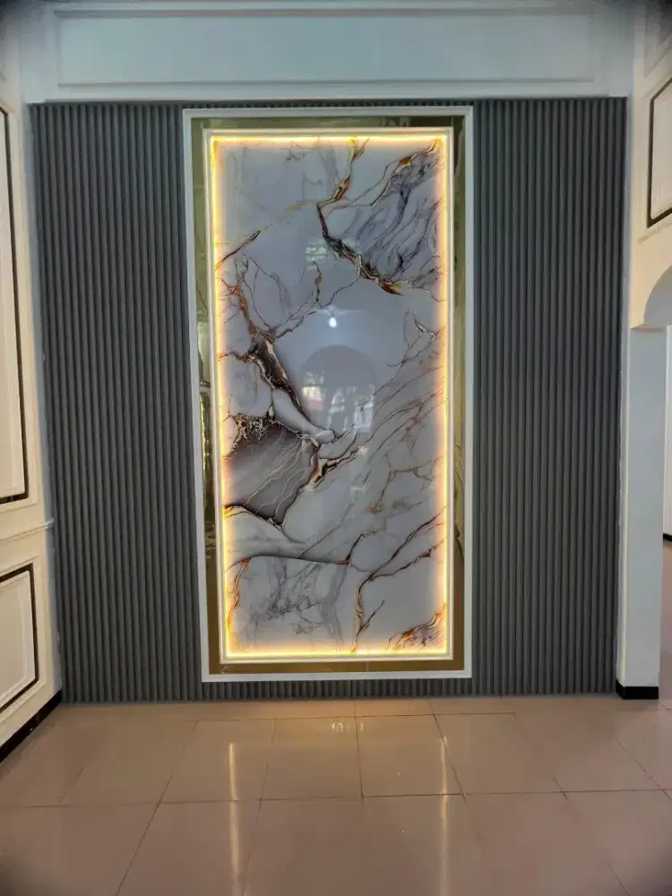 WPC WALLPANEL KOMBINASI UV BOARD MARBLE