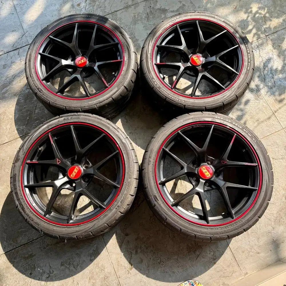 Reps BBS CI-R Nürburgring Edt. R18 PCD H5x112 Lebar 8.5-9.5 ET 35-40
