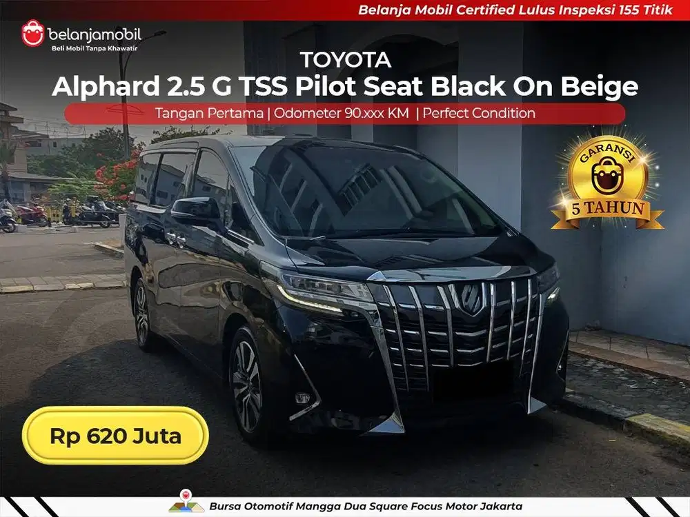 [ GARANSI 5TH ] Toyota Alphard 2.5 G TSS Pilot Seat 2021 2022