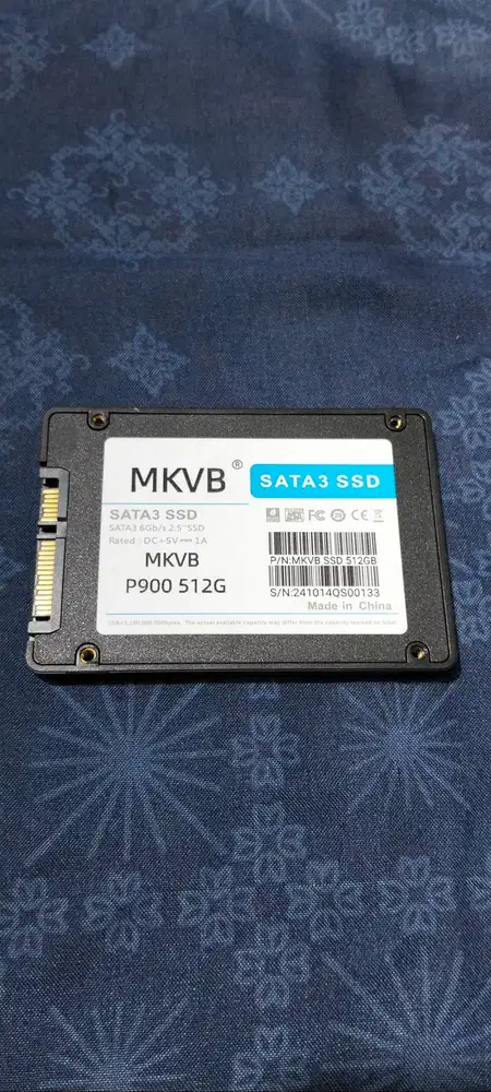 ssd sata 512gb mkvb p900 hlty99%