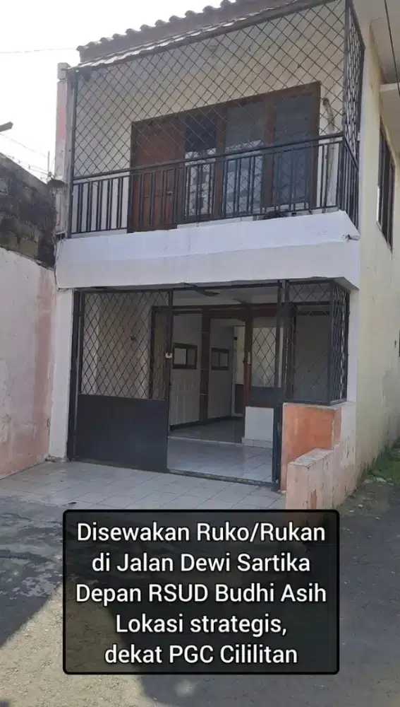 Disewakan ruko lokasi strategis