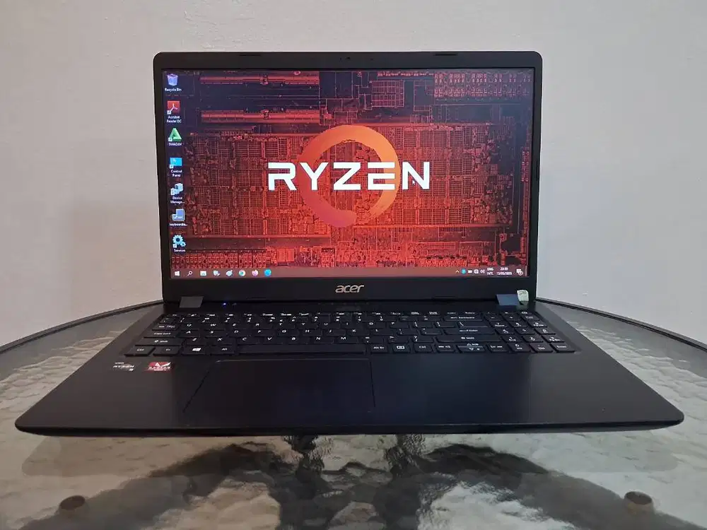 ACER AMD Ryzen DDR4 SSD +HDD Laptop Gaming Desain OK Mulus GAransi