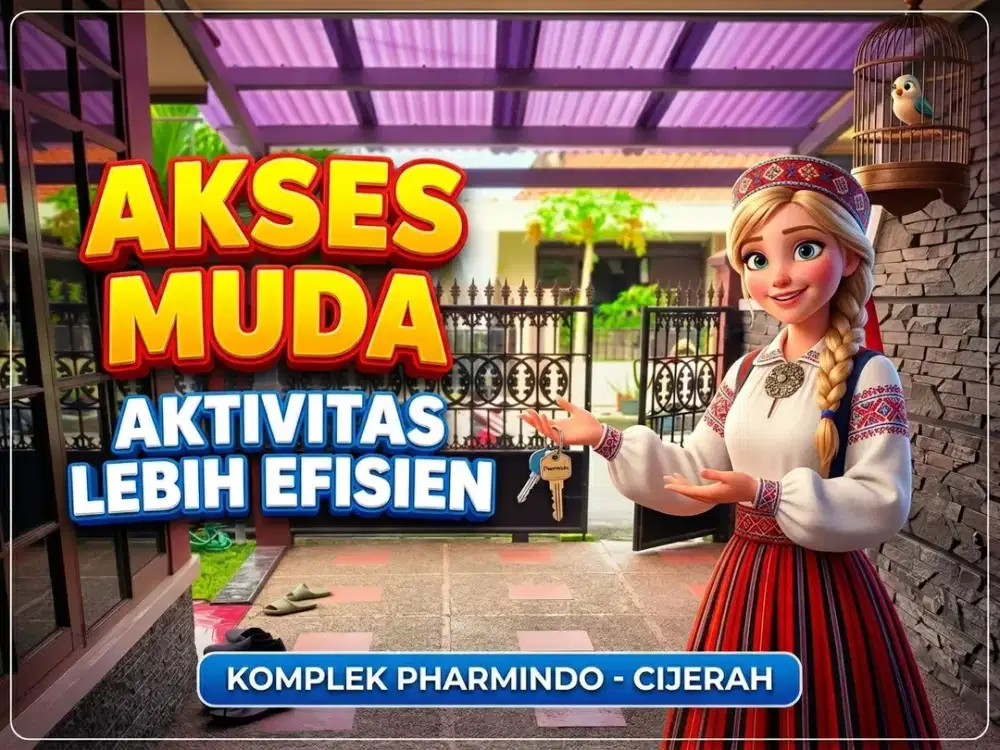 JUALRUMAH MURA DI, PHARMINDO, CIJERAH MELONG, CIMAHI.