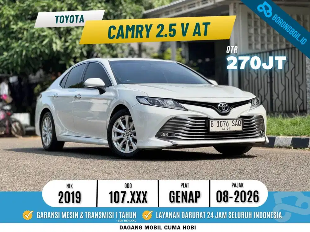 [TERMURAH] Toyota Camry 2.5 V AT Putih 2019
