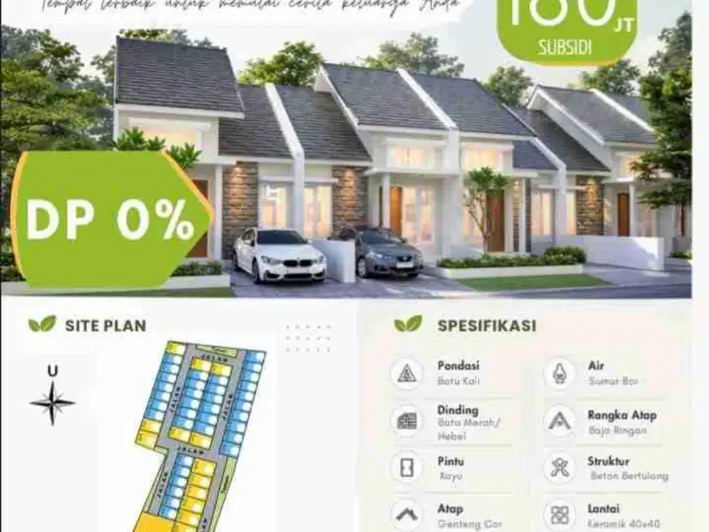 Promo Rumah Subsidi DP 0%